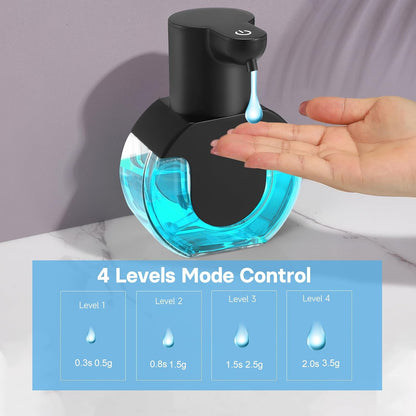 2 Pack Automatic Foaming Soap Dispenser 14.2oz/420ML Touchless Automatic Foaming Soap Dispenser,Rechargeabled Wall Mounted Smart Pump for Bathroom Kitchen