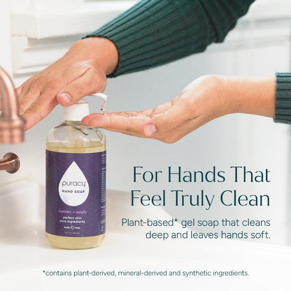 Foaming Hand Soap Refill - Plant-Powered Natural Hand Soap As Seen on TikTok, Non-Toxic, Sulfate-Free Liquid Soap, Moisturizing Foam Handwash Liquid (Lavender & Vanilla, 48 fl oz)