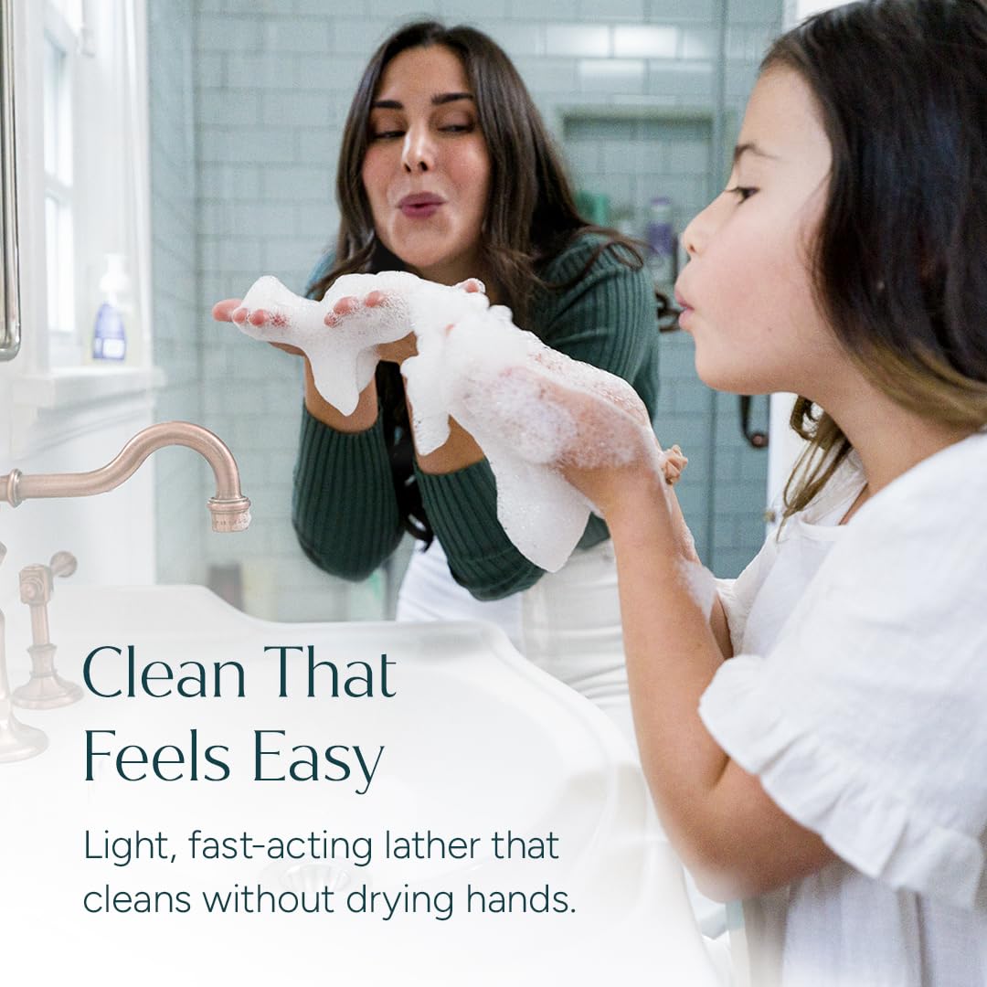Foaming Hand Soap Refill - Plant-Powered Natural Hand Soap As Seen on TikTok, Non-Toxic, Sulfate-Free Liquid Soap, Moisturizing Foam Handwash Liquid (Lavender & Vanilla, 48 fl oz)