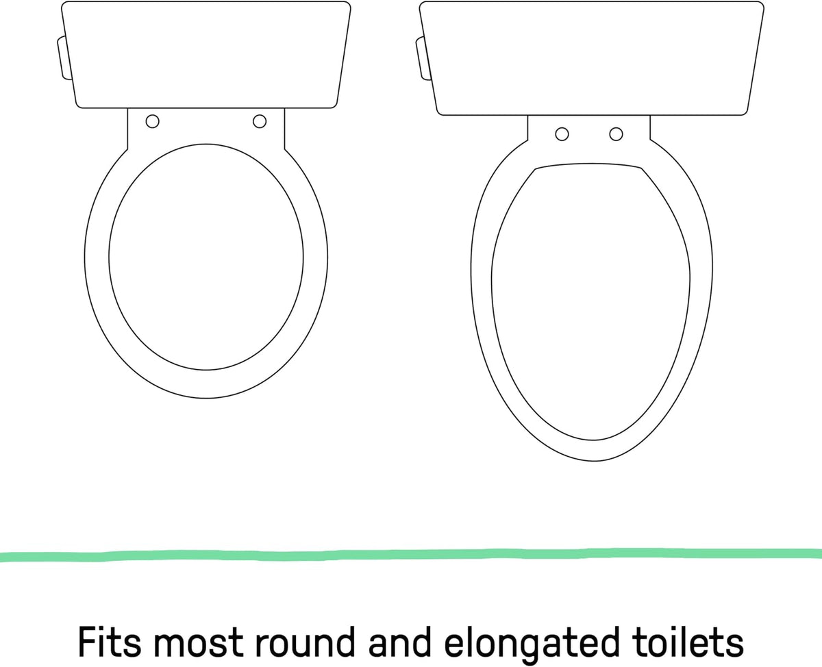 ity Flip & Sit Potty Seat (White) – Easy to Set Up & Remove Potty Training Seat That Attaches to Adult Toilet Seat