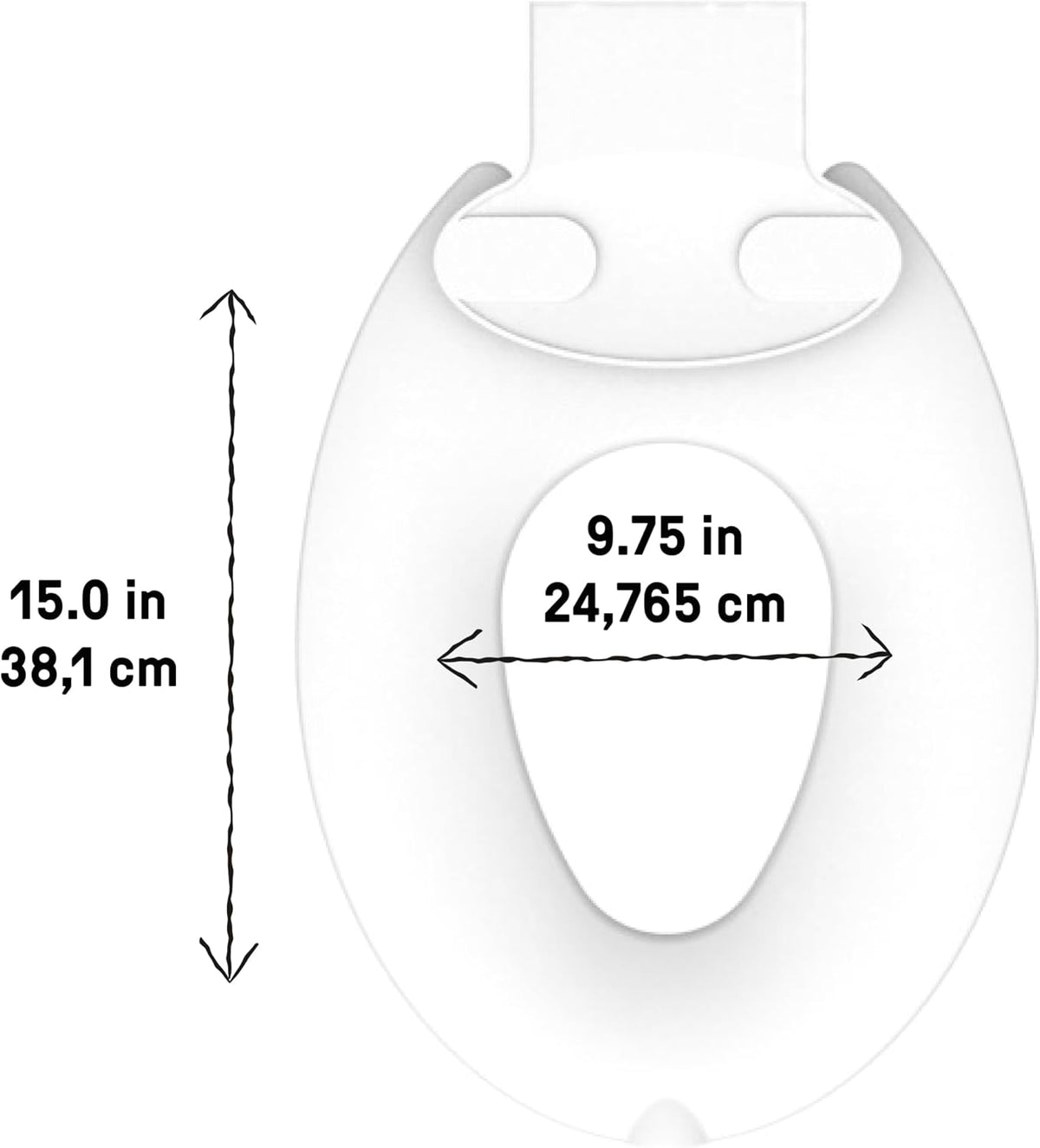ity Flip & Sit Potty Seat (White) – Easy to Set Up & Remove Potty Training Seat That Attaches to Adult Toilet Seat