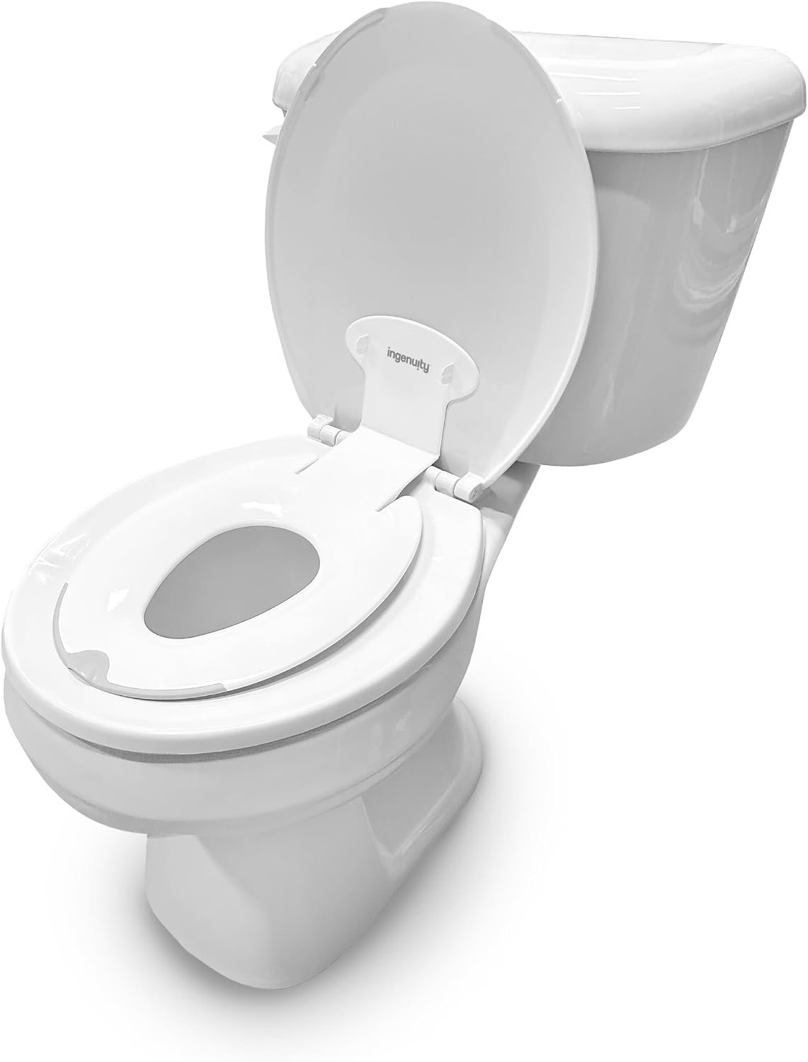 ity Flip & Sit Potty Seat (White) – Easy to Set Up & Remove Potty Training Seat That Attaches to Adult Toilet Seat