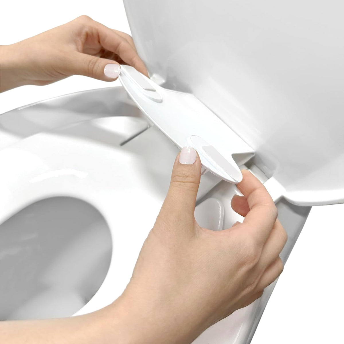 ity Flip & Sit Potty Seat (White) – Easy to Set Up & Remove Potty Training Seat That Attaches to Adult Toilet Seat