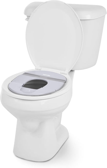 ity Flip & Sit Potty Seat (White) – Easy to Set Up & Remove Potty Training Seat That Attaches to Adult Toilet Seat