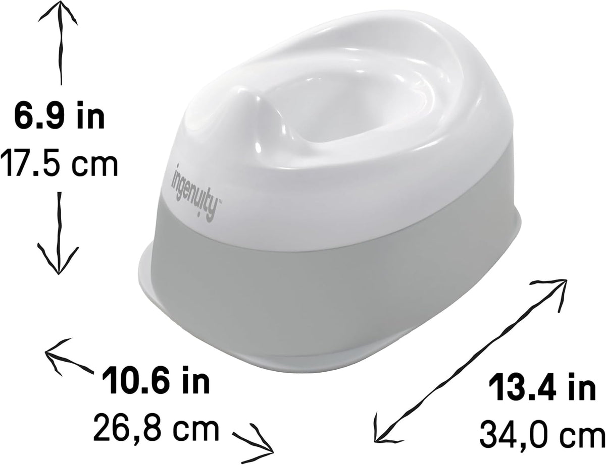 ity Flip & Sit Potty Seat (White) – Easy to Set Up & Remove Potty Training Seat That Attaches to Adult Toilet Seat