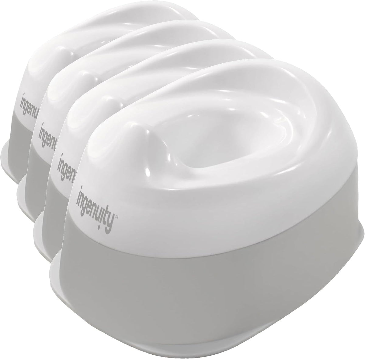 ity Flip & Sit Potty Seat (White) – Easy to Set Up & Remove Potty Training Seat That Attaches to Adult Toilet Seat