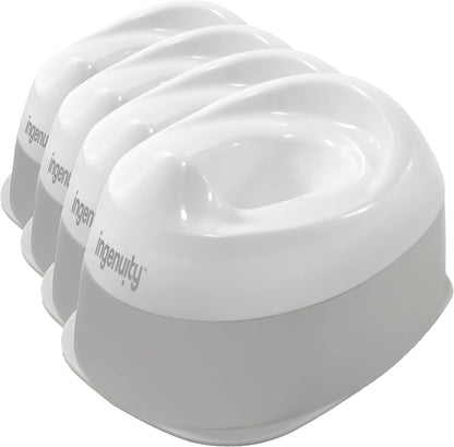 ity Flip & Sit Potty Seat (White) – Easy to Set Up & Remove Potty Training Seat That Attaches to Adult Toilet Seat