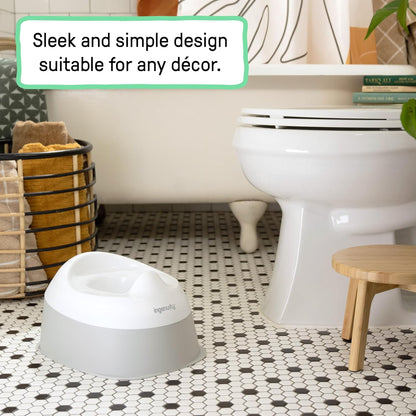 ity Flip & Sit Potty Seat (White) – Easy to Set Up & Remove Potty Training Seat That Attaches to Adult Toilet Seat