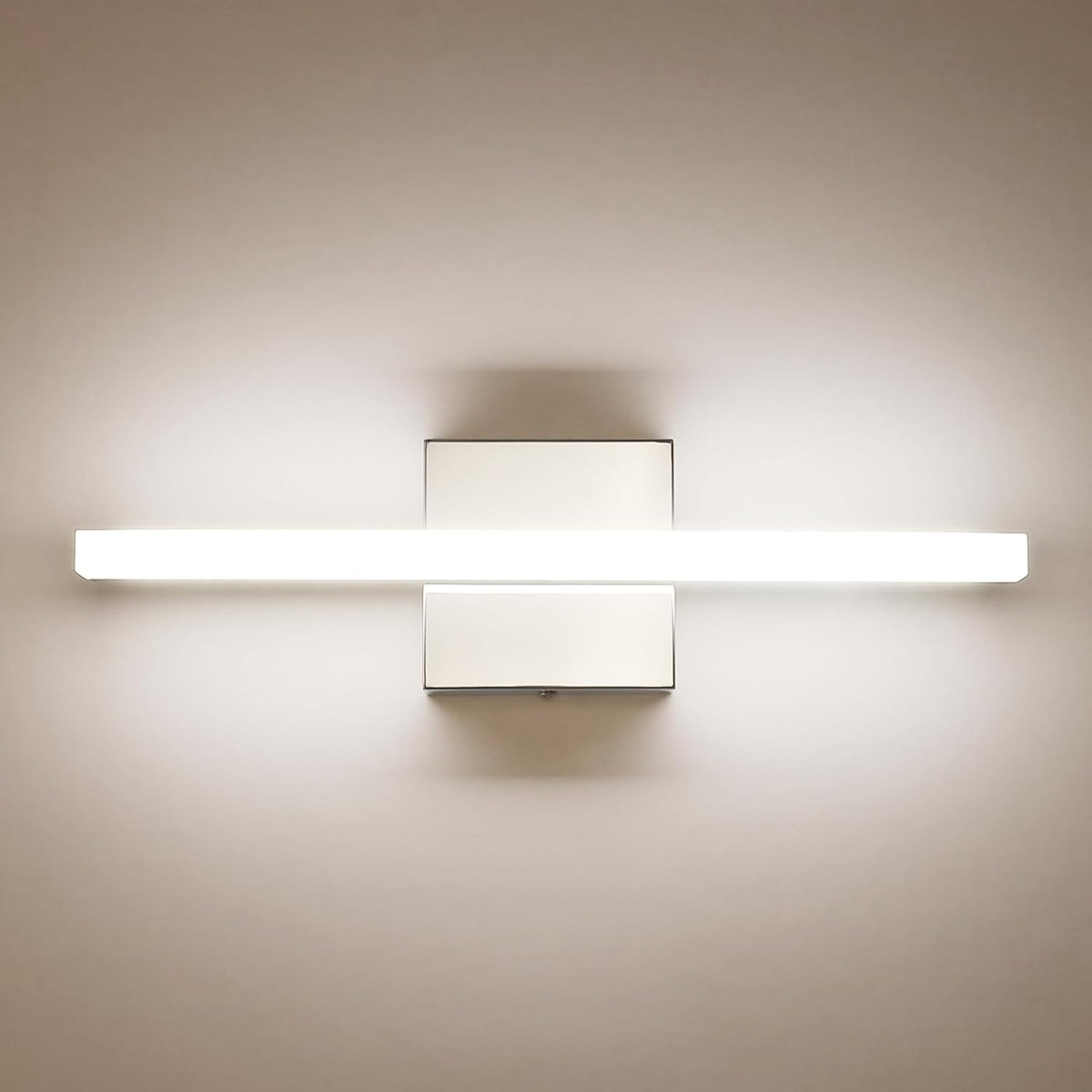2 Pack Battery Operated Bathroom Mirror Lights Bar for Vanity Stick on, Rechargeable 14 Days Extended Battery Life Bright Make up Lighting Cordless 360° Adjustable Luces para Espejo for Desk