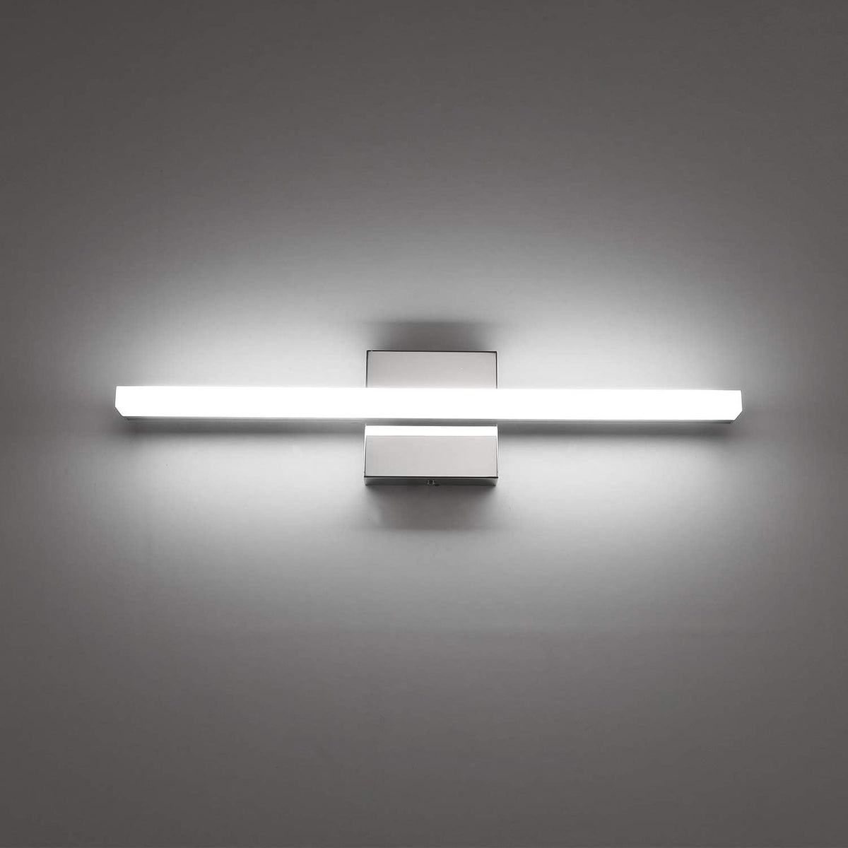 2 Pack Battery Operated Bathroom Mirror Lights Bar for Vanity Stick on, Rechargeable 14 Days Extended Battery Life Bright Make up Lighting Cordless 360° Adjustable Luces para Espejo for Desk