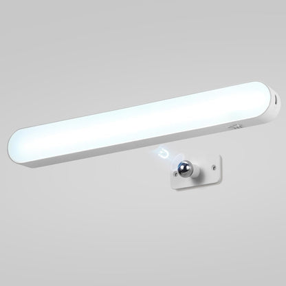 2 Pack Battery Operated Bathroom Mirror Lights Bar for Vanity Stick on, Rechargeable 14 Days Extended Battery Life Bright Make up Lighting Cordless 360° Adjustable Luces para Espejo for Desk