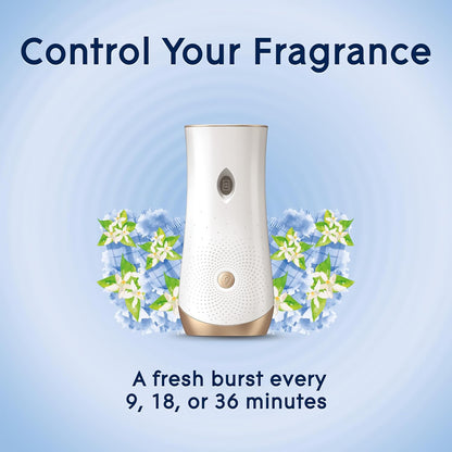 Automatic Spray Air Freshener Kit, Clean Linen, Holder + 2 Refills