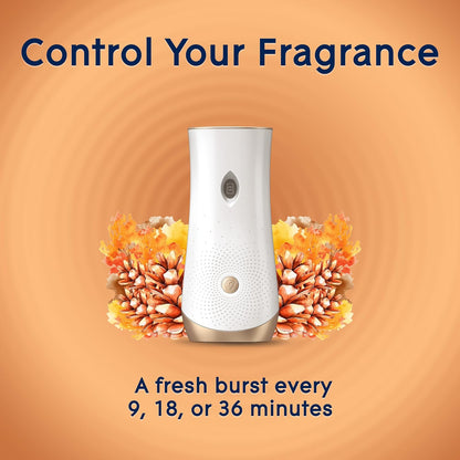 Automatic Spray Air Freshener Kit, Clean Linen, Holder + 2 Refills