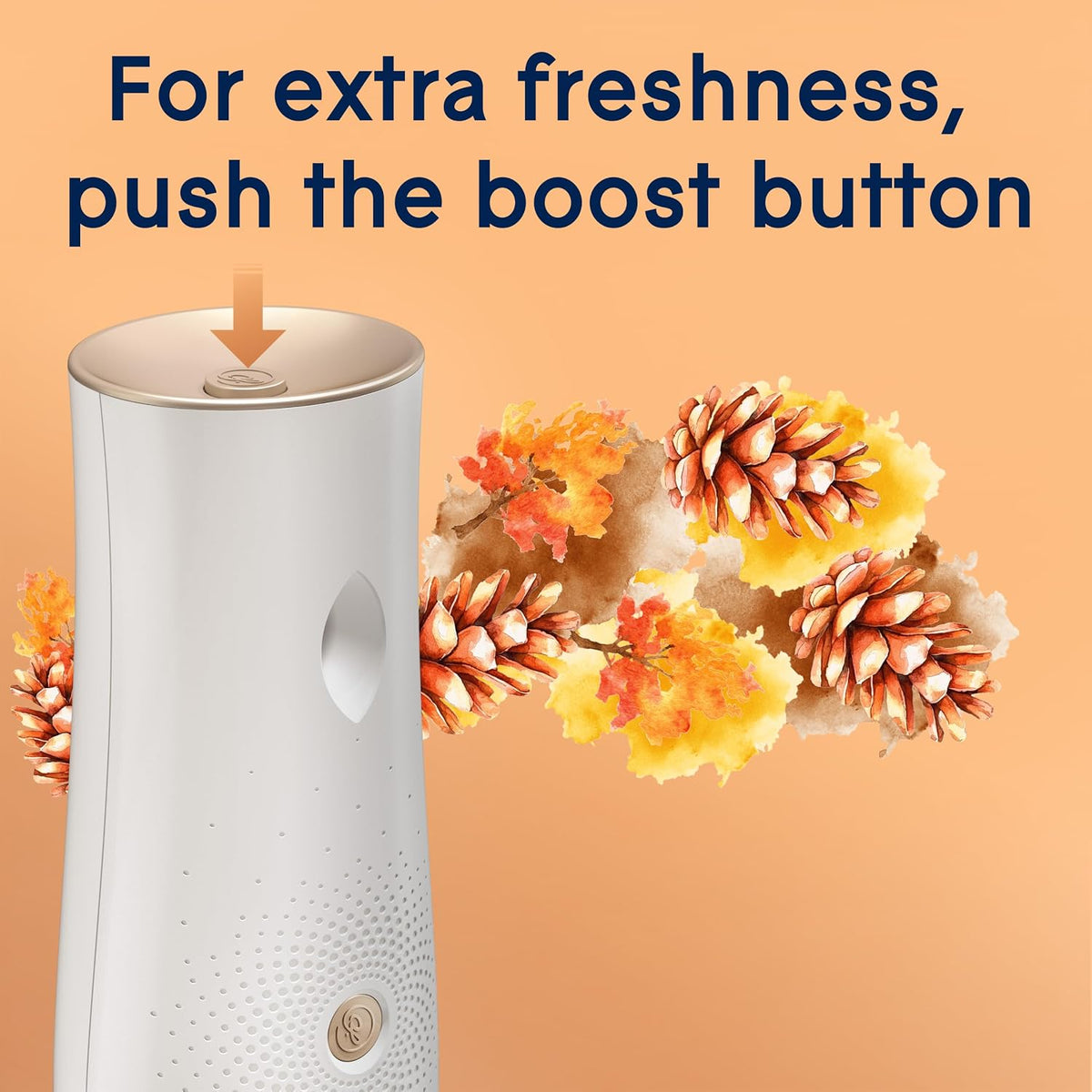Automatic Spray Air Freshener Kit, Clean Linen, Holder + 2 Refills