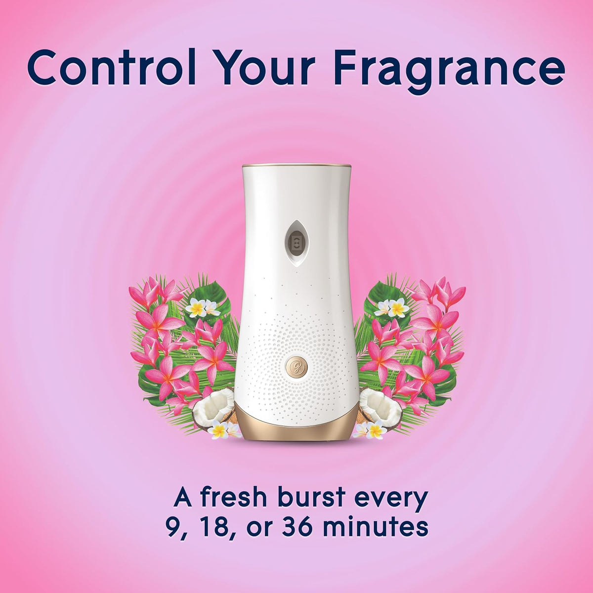 Automatic Spray Air Freshener Kit, Clean Linen, Holder + 2 Refills