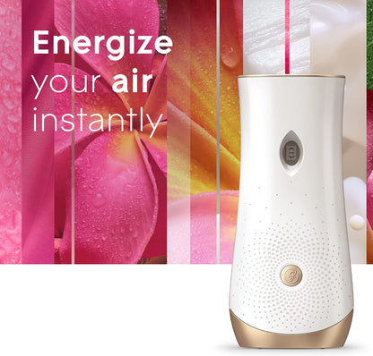 Automatic Spray Air Freshener Kit, Clean Linen, Holder + 2 Refills