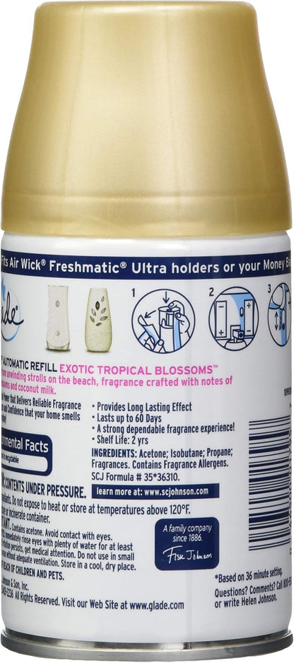 Automatic Spray Air Freshener Kit, Clean Linen, Holder + 2 Refills