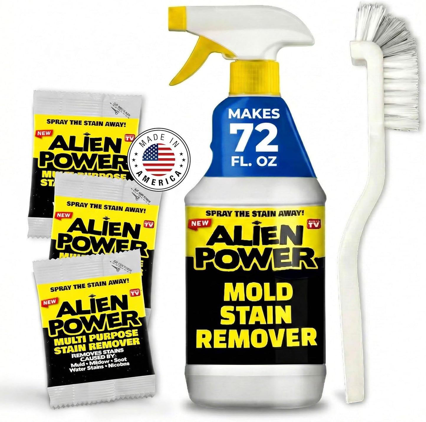 POWER No-Scrub Mold Remover Spray for Black Mold & Mildew, 72 Oz.