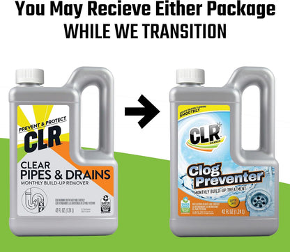 Clear Pipes & Drains Clog Remover and Cleaner, 42 oz.. Bottle