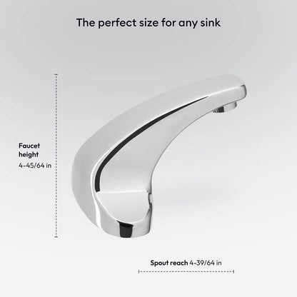 SF-2350 Sensor Faucet, 0.5 GPM, Back-Check Tee, Polished Chrome